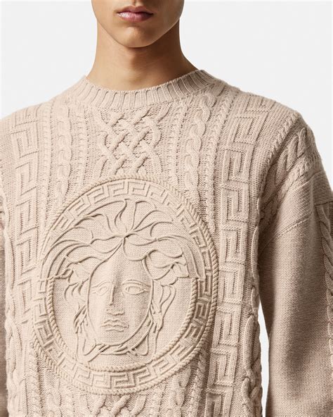 versace knit sweater|Versace sweater price.